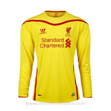 Maillot Liverpool Manche Longue Exterieur 2014 2015